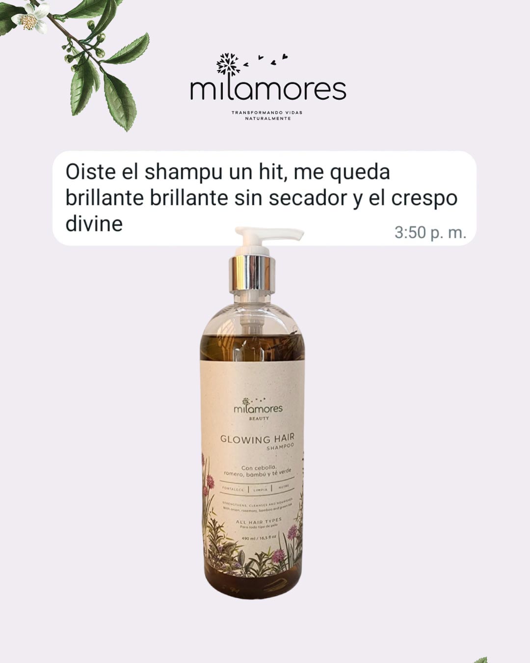 Shampoo GlowingHair - Chamomile for Light Hair