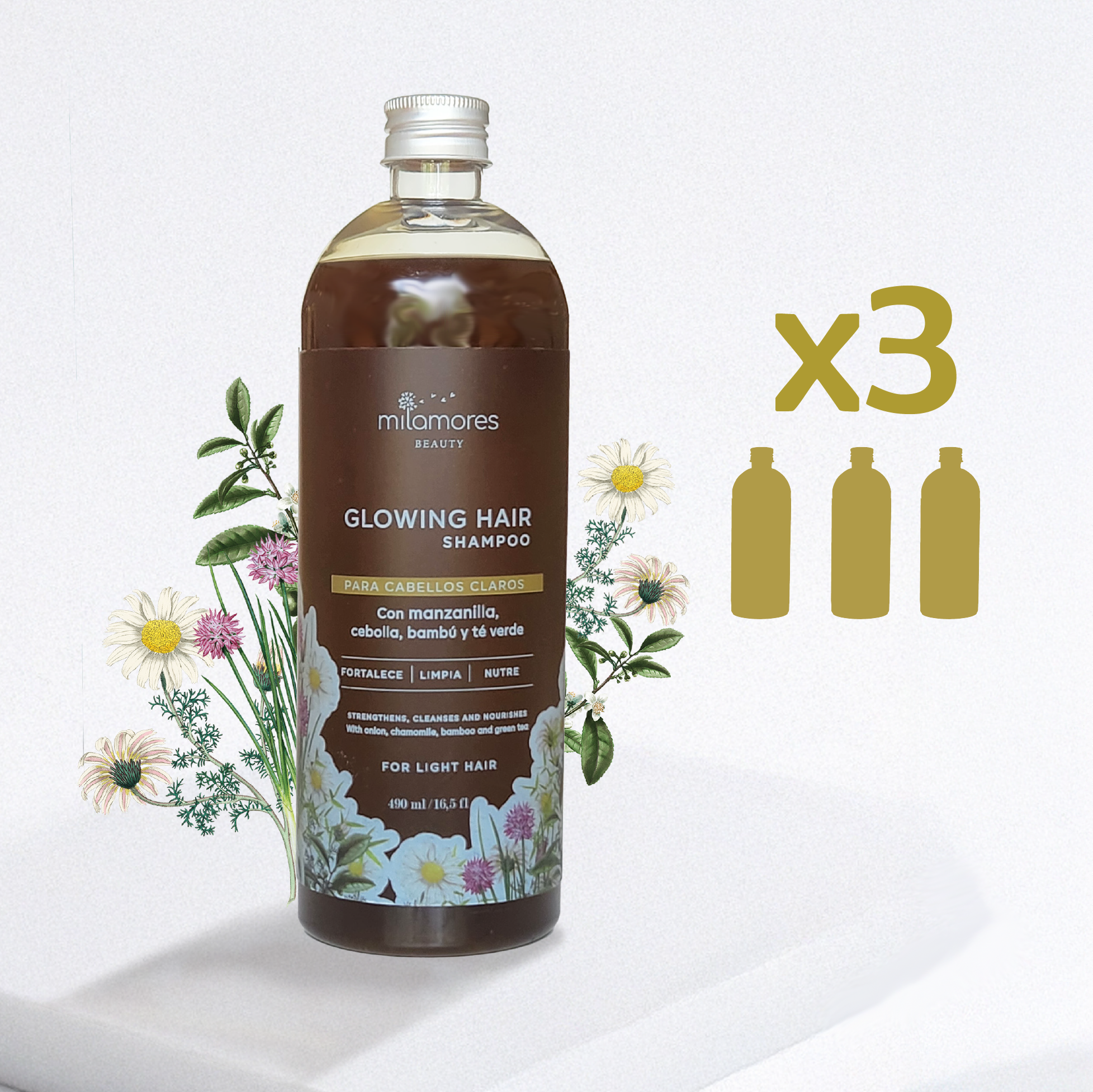 Shampoo GlowingHair - Chamomile for Light Hair