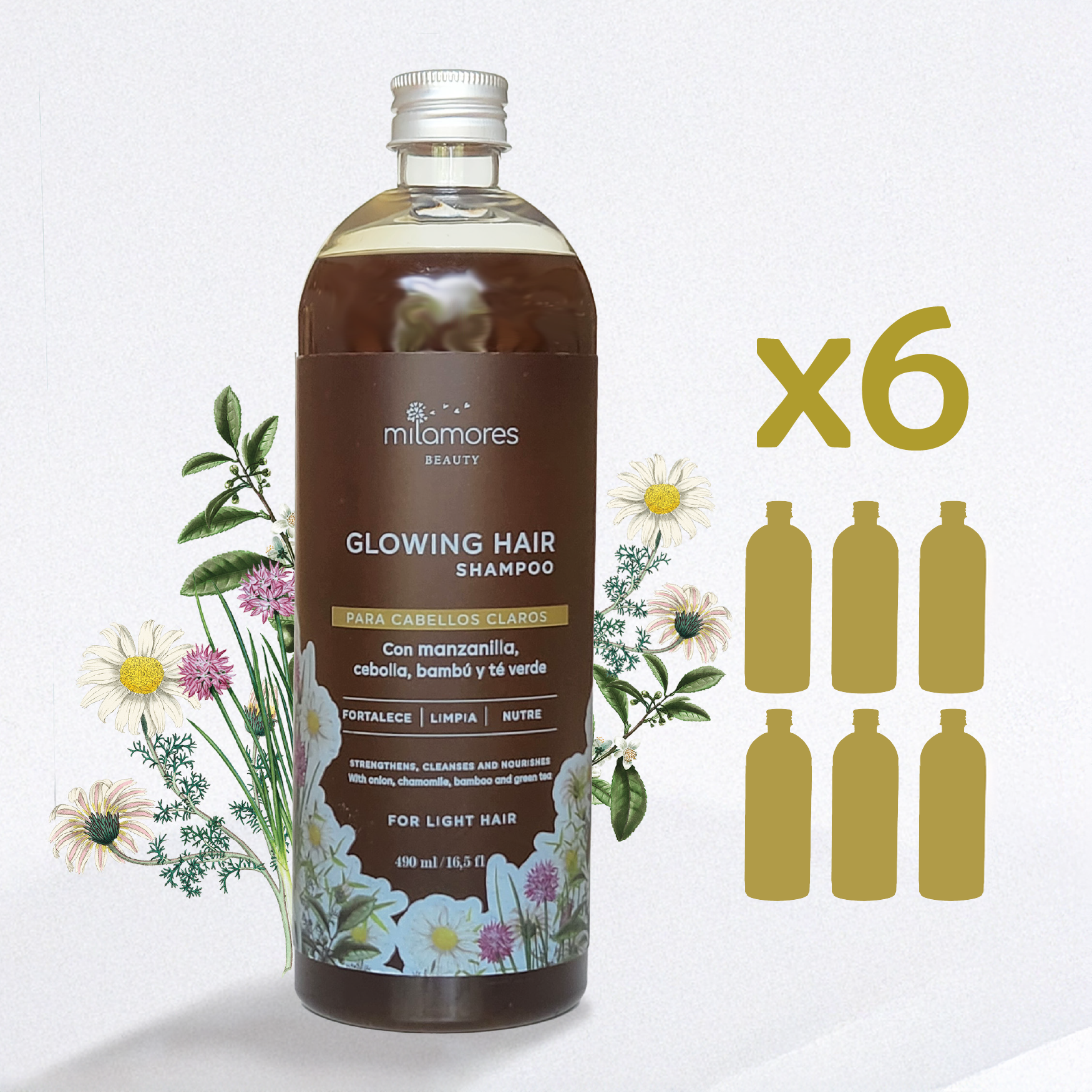 Shampoo GlowingHair - Chamomile for Light Hair